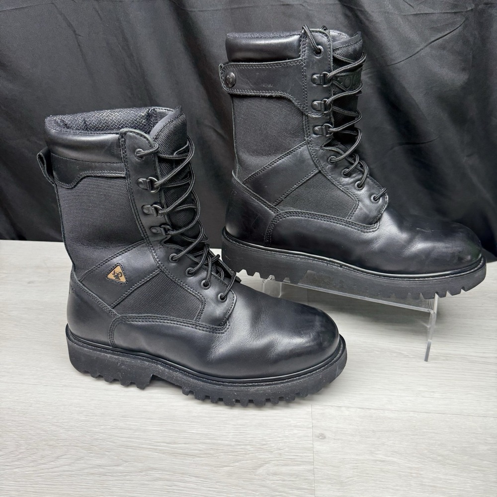 Rocky Tactic Boots Mens 11 M Black Leather Insulated Tactical Vintage 2084